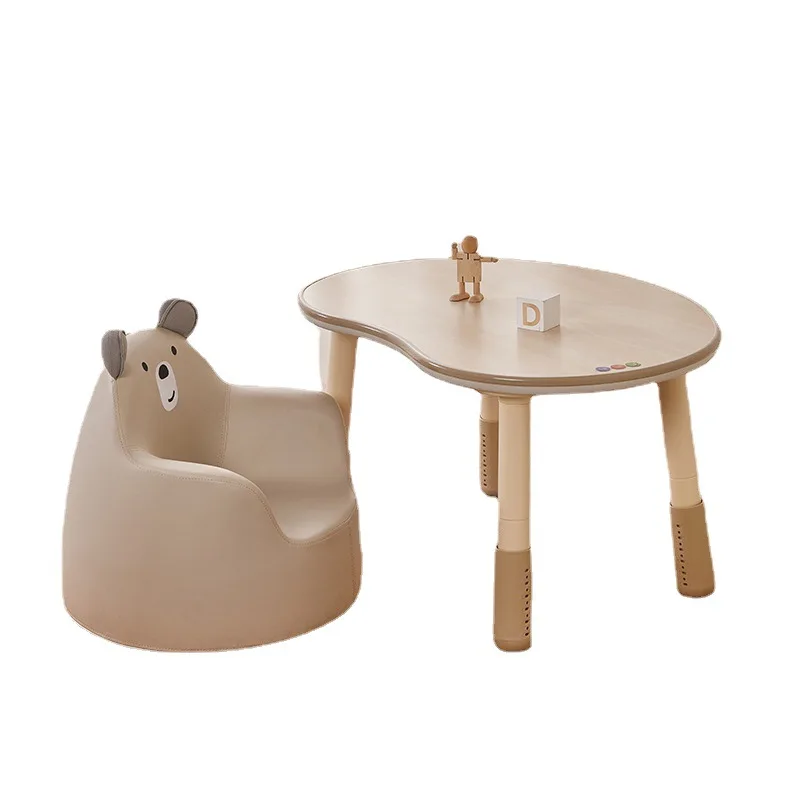 

Children's Peanut Table Desk Adjustable Baby Children's Learning Table Toy Table Chair Kids Furniture Chairs for Kids