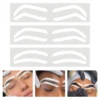 2024 Disposable Eyebrow Design Stencil Eyebrow Tint Airbrush Auxiliary Sticker for Brows Shaping with Single EyebrowsType Option 6