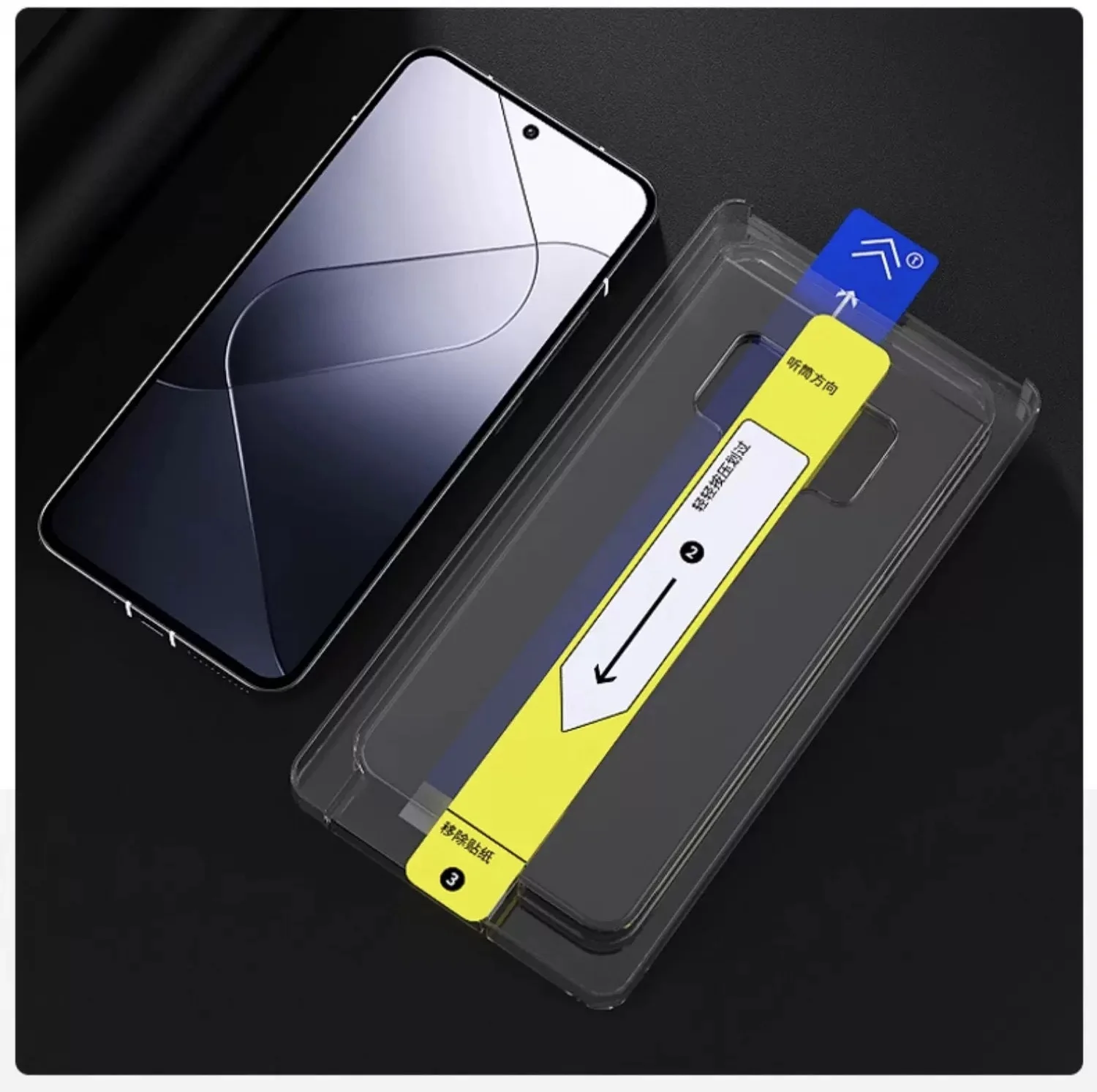Ultimate Tempered Glass Screen Protector with Easy Install & Auto-Dust Removal Kit