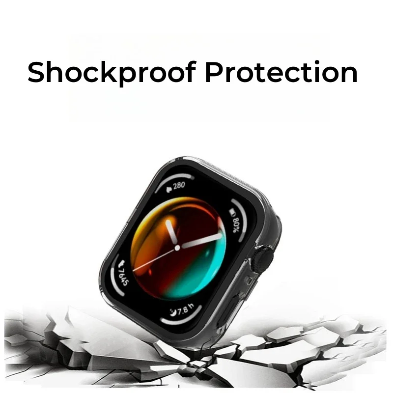 Tempered Glass Screen Protector Hard Case