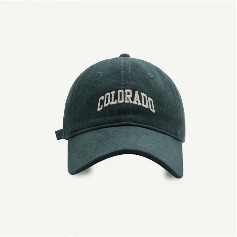 New COLORADO Embroidery Spring Women Lady Girls Baseball Hats All-match Autume Outdoor Boys Baseball Caps 2025 Unisex Travel Hat 3