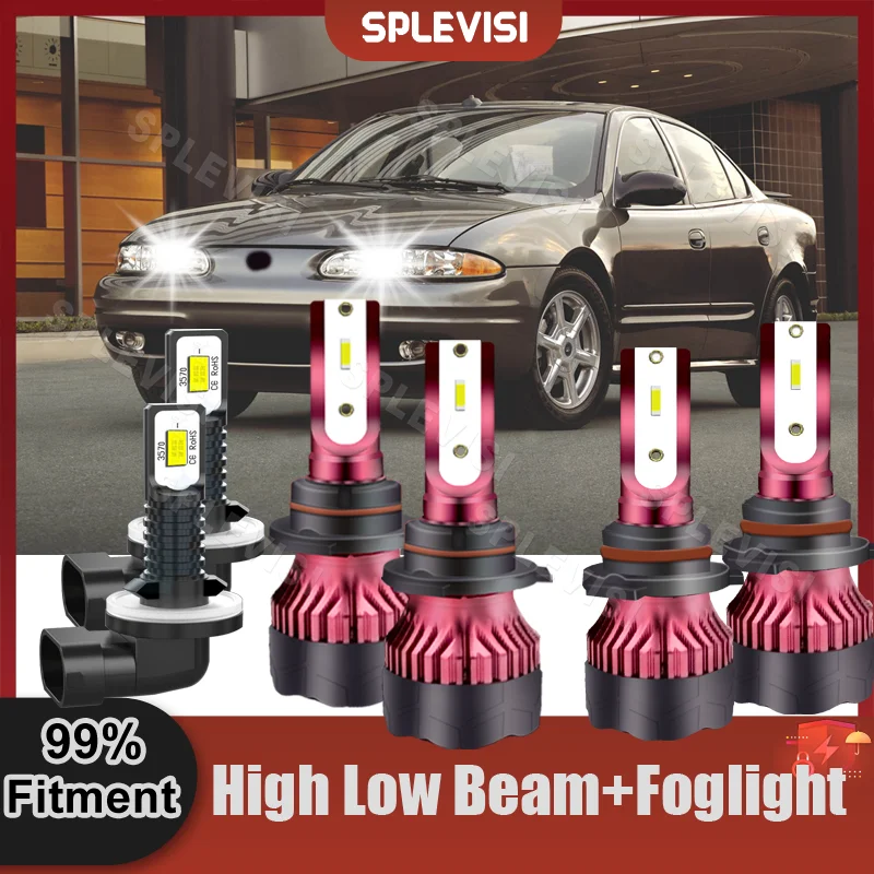 Splevisi Xenon White High Beam Low Beam Fendinebbia Combinazione Per Oldsmobile Cutlass Supreme 1991 1992 1993 1994 1995 1996 1997