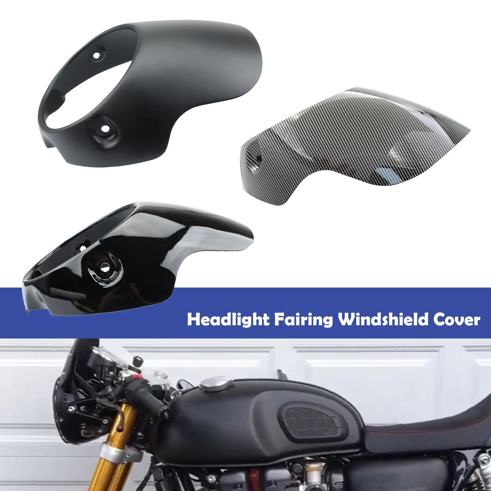 

Artudatech фара обтекатель ветрового стекла крышка для CB150 Bonneville T100 Monster