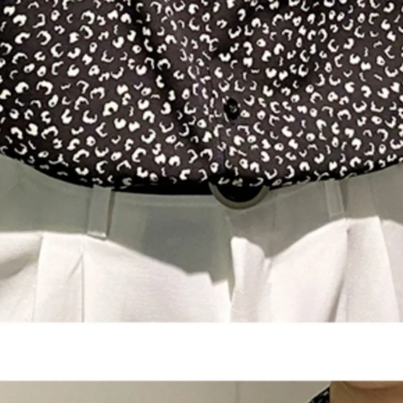 Summer 2024 Men's New Patchwork Square Collar Button Printing Pockets for Fashion Comfort Loose Fit Casual Short Sleeved Shirts