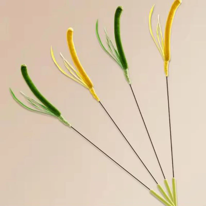 Durable Flexible Feather Pole Cat Toy