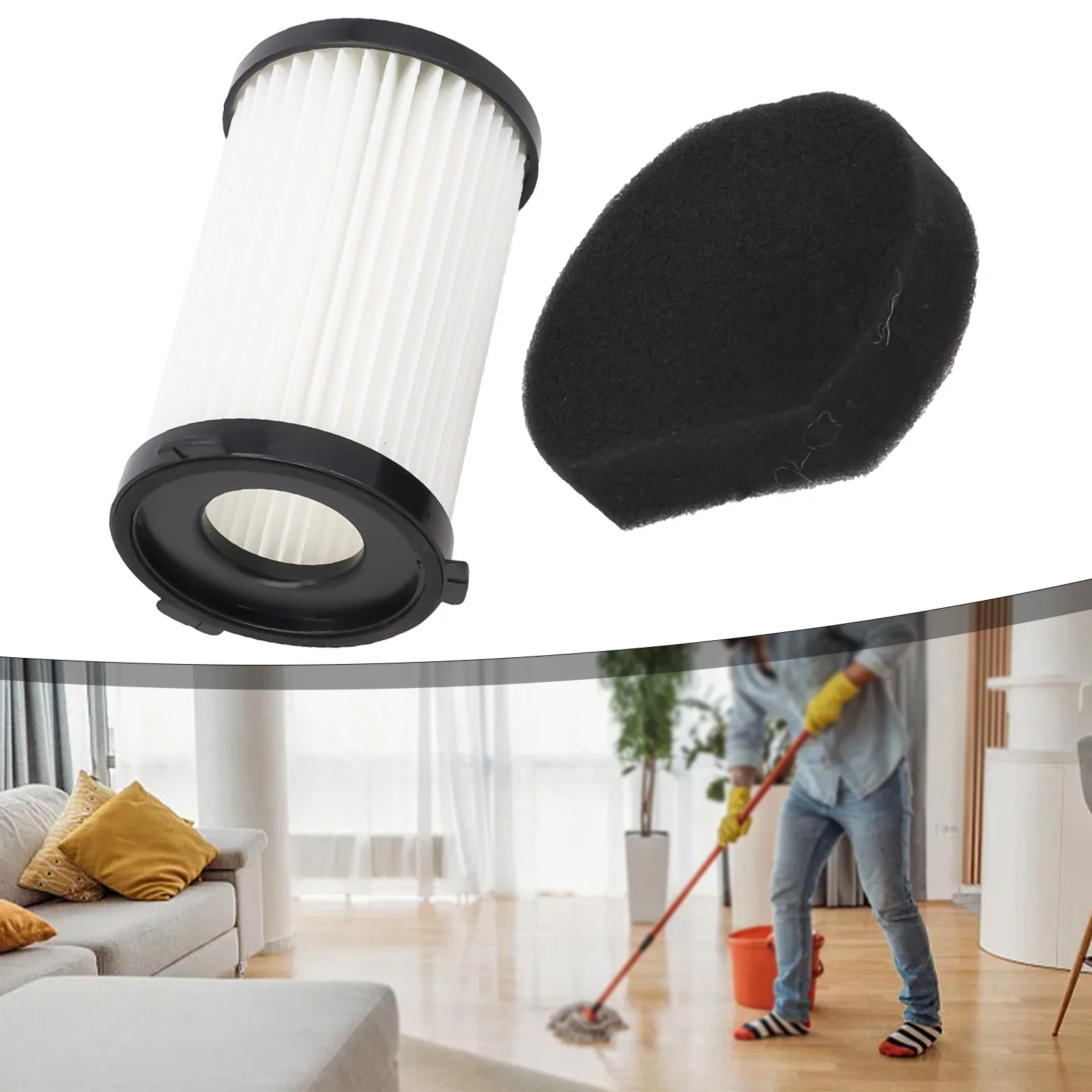 1/3pcs Washable And Reusable Filter For Akitas AK585K V8 Vacuum Cleaner Spare Parts Plastic Replacement Accessories