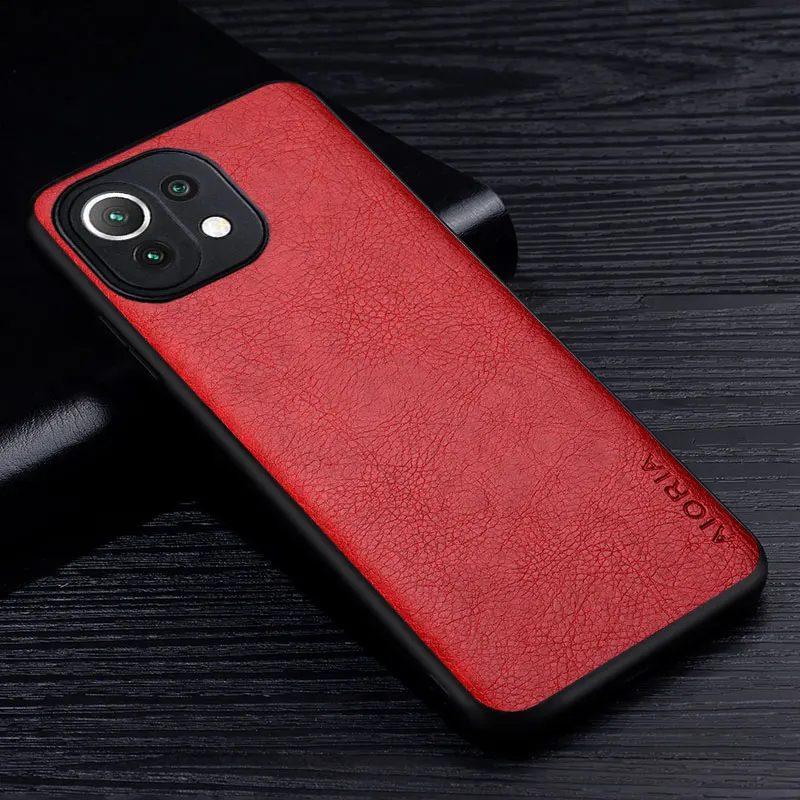 Elegant Leather Case with Retro Litchi Pattern