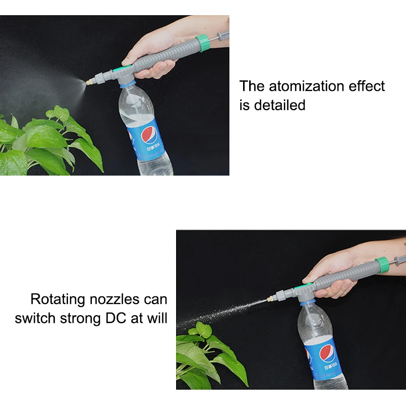 1/2Pcs Handheld Pressure Air Pump Sprayer Drink Bottle Sprayer Pump Top Nozzle Garden Sprayers Watering Tool for Plant Flower