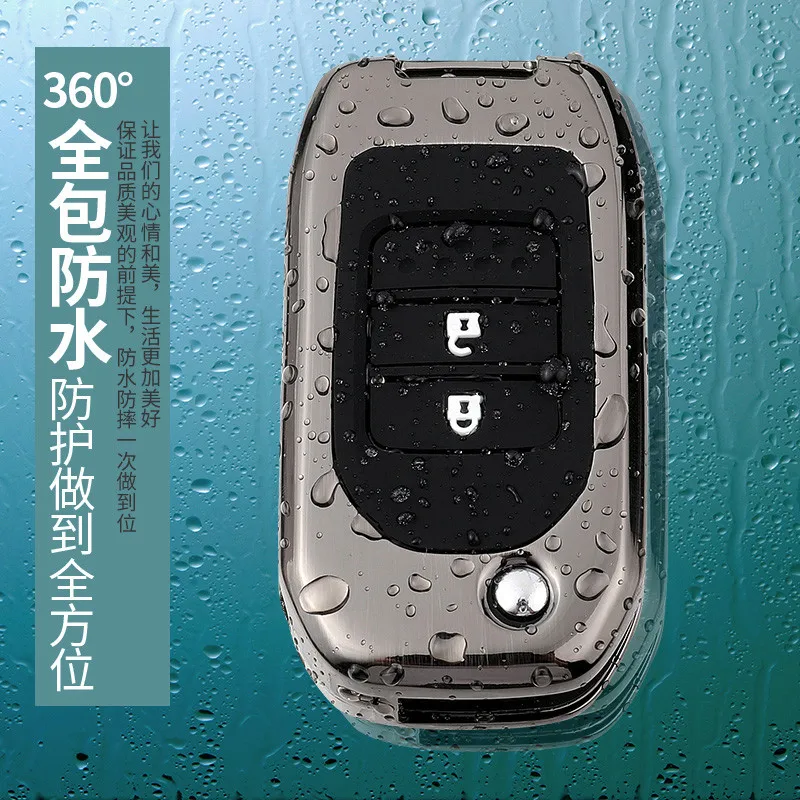 Portachiavi-per-auto-Shell-Cover-Fob-per-Honda-Civic-HRV-CRV-XRV-CR-V-Crider-Odyssey.jpg Cover chiate/telecomando per Honda Civic HRV CRV XRV CR-V Crider Odyssey Pilot Fit Accord Protector accessori - Portachiavi per auto Shell Cover Fob per Honda Civic HRV CRV XRV CR V Crider Odyssey