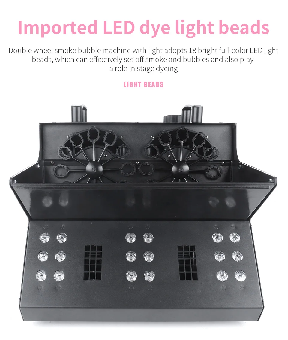 Fog Bubble Machine Led Fog Machine Led Fog Bubble Machine DMX512 Stage Bubble Fo