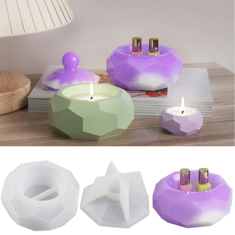 

Hexagonal Section Holder Resin Molds Tray Silicone Molds for Resin Epoxy Casting Mold for DIY Candlestick Jewelry