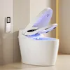 Smart Toilet with Bidet Built in, for Bathrooms with Foot Sensor Automatic Flush, Elongated Heated Bidet Seat, Warm Water,Dryer 1