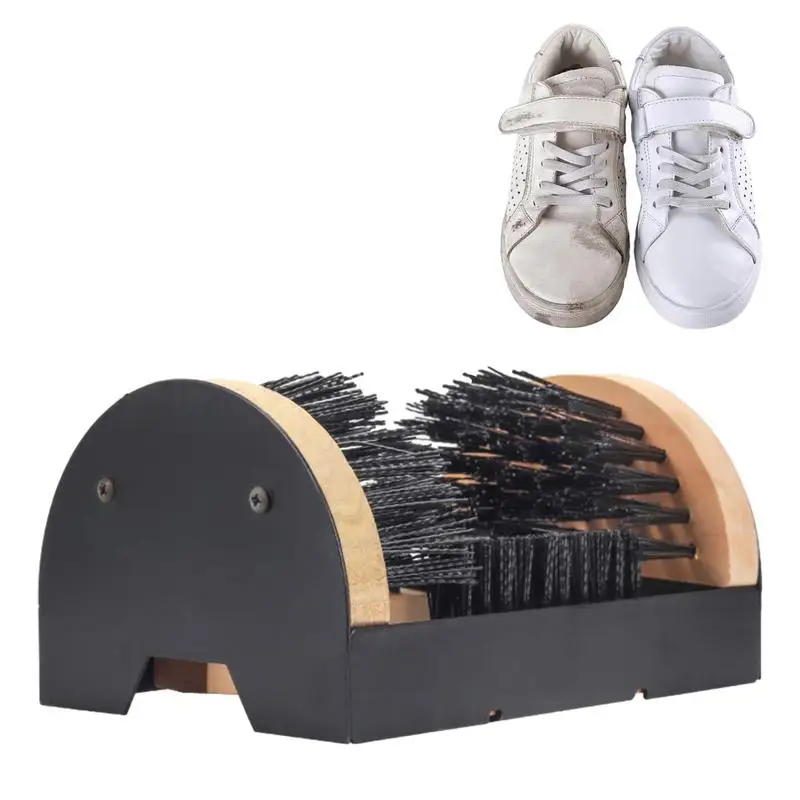 

Floor Mount Boot Brush Clean Shoe Snow Multi-Function Brush Household Cleaning Brushes For Sneakers Rainboots Snowshoes Running