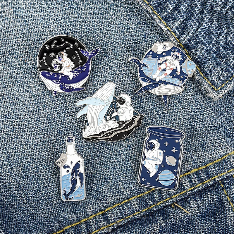 4-6 Stuks Set Emaille Spelden Custom Dier Broches Revers Badges Cartoon Kat Slang Puffer Sieraden Cadeau Voor Kinderen Vrienden