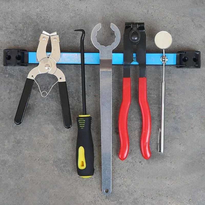 Magnetic Tool Holder Heavy-duty Magnet Tool Bar Strip Rack Space-Saving & Strong Metal Organizer Storage Rack for Knife Wrench 2