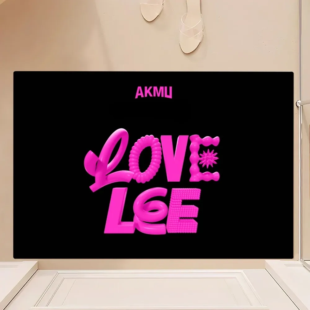 Kpop A-Akmu Love Lee Floor Mat Bedroom Kitchen Door Bath House Super Absorbent Foot Non-slip 6