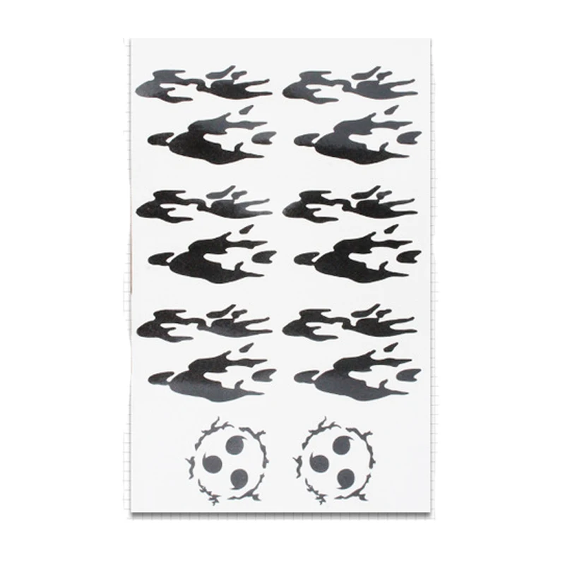 Naruto Uchiha Sasuke, Gaara & Anbu Temporary Tattoo Stickers for Cosplay (Unofficial)