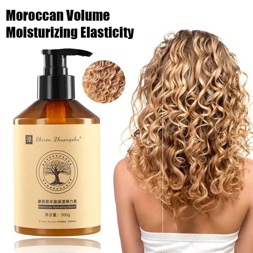 Curling Moisturizing Perm Hair Care Fluffy Styling Elastin Hairdressing Curly Hair Products Cream Curls Spray