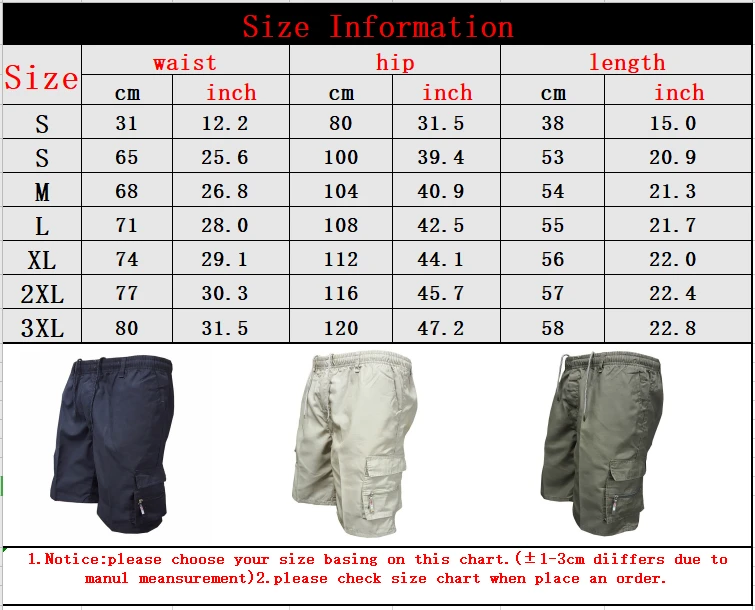 mens casual shorts Mens Cargo Shorts 2022 New Side Multi-pockets Men Loose Work Shorts Casual Short Pants Male Plus Size Summer Outdoor Shorts black casual shorts