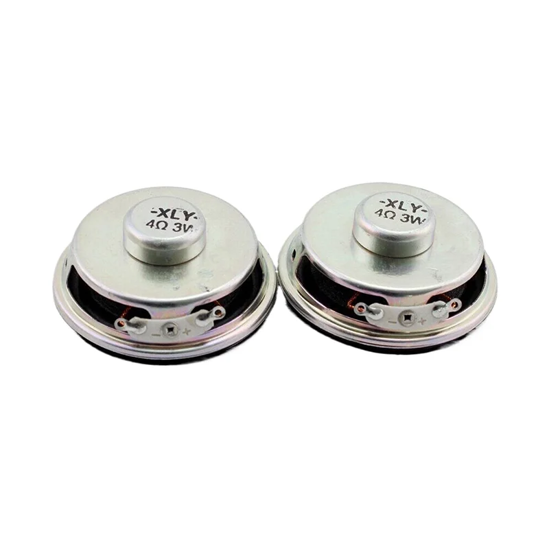 2Pcs 미니 스피커 3W 4R 직경 4cm/5cm 증폭기 스피커 3 와트 4 옴 50mm 스피커 키트