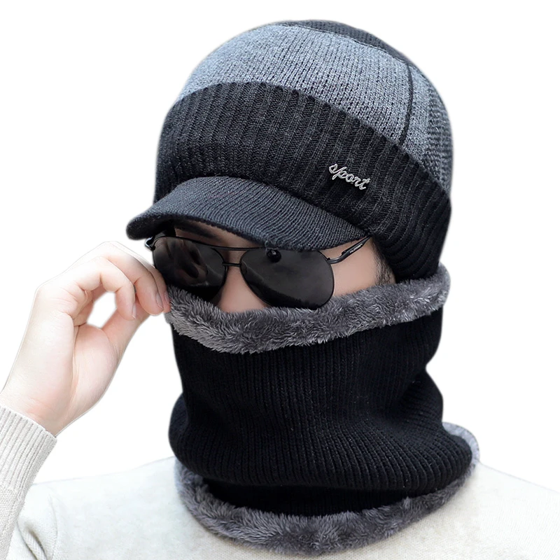

Winter Hat Skullies Beanies Hats Winter Beanies for Men Women Wool Scarf Caps Balaclava Mask Gorras Bonnet Knitted Hat Beanies