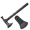 Camping Hatchet Forged Steel Construction Survival Hatchet with Nylon Sheath Anti-Slip & Shock Reduction Grip Tactical Axe 1