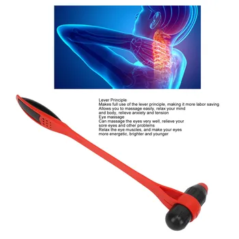 Manual Massage Hammer Massage Hammer Flexible One Piece Muscle Relax Moderate Hardness Silicone Lever Principle for Full Body 1