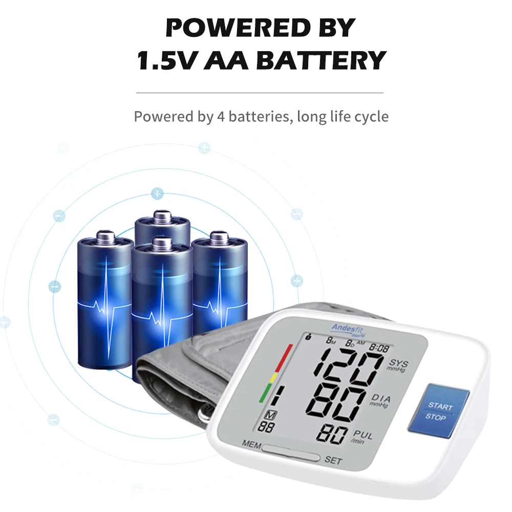 Bluetooth Arm Blood Pressure Monitor Home Medical Blood Pressure Monitoring gauge digital tensiometers Blood pressure meter 4