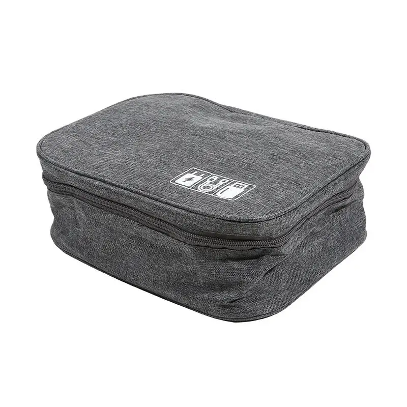 Portable Electronic Accessories Storage Bag, Travel Cable and Charger Organizer