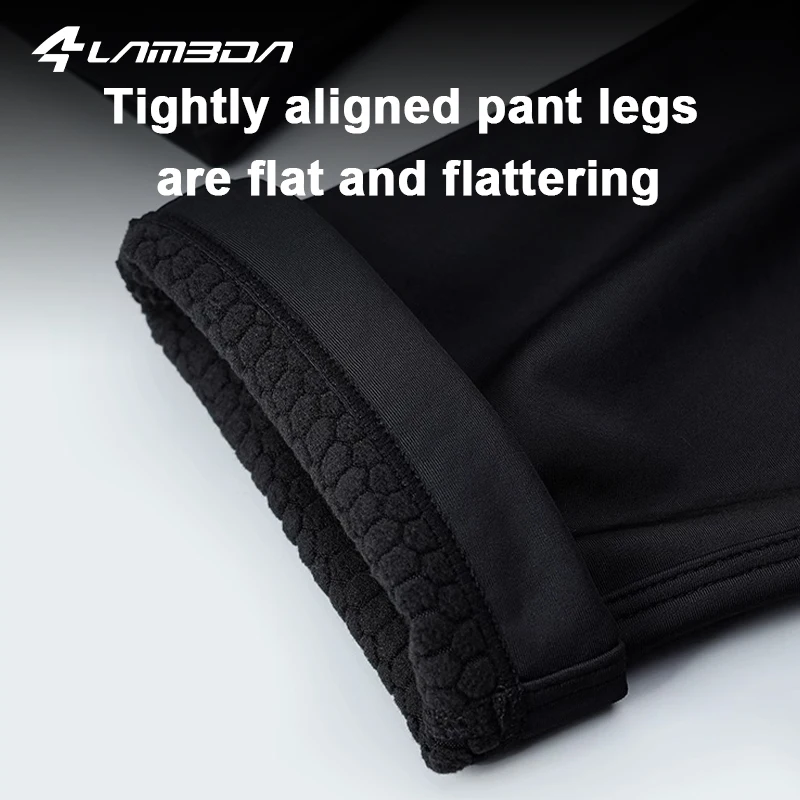 LAMEDA Winter Cycling Pants Men Windproof Warm Fleece Men's Bike Casual Pants Road Mountain Biking MTB Cycling Clothing