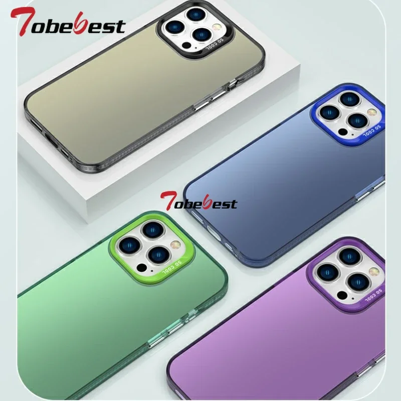 Luxury Laser Aurora Matte IMD Phone Case Cover