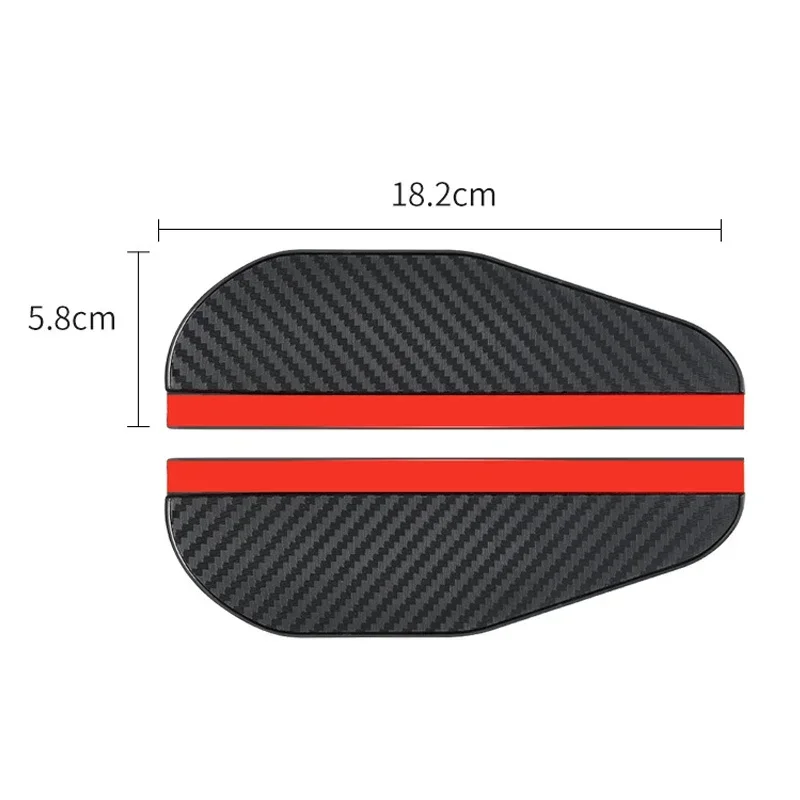 Car Rearview Mirror Visor Rearview Mirror Rain Shield Rearview Mirror Rain Eyebrow Rearview Mirror Rain Guard 2Pcs Car Rearview Mirror Rain Eyebrow Visor Protector Carbon Fiber Auto Rear View Mirror Rain Shield Snow Guard Sun Shade Cover