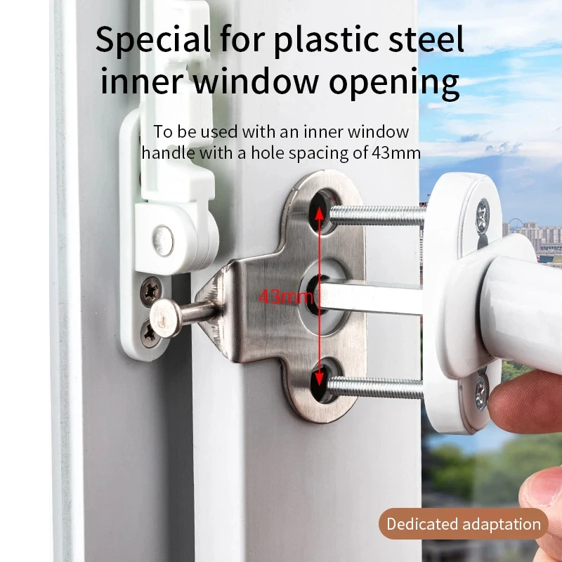 Window Stopper Window Support Wind Hook Latches Adjustable Limiter Latch Wind Brace Stay Position Stopper Casement Blocking Lock Protector