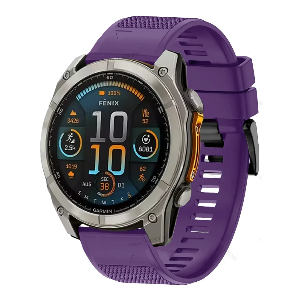 Versatile Quick Release Silicone Smartwatch Strap Bracelet Wristband