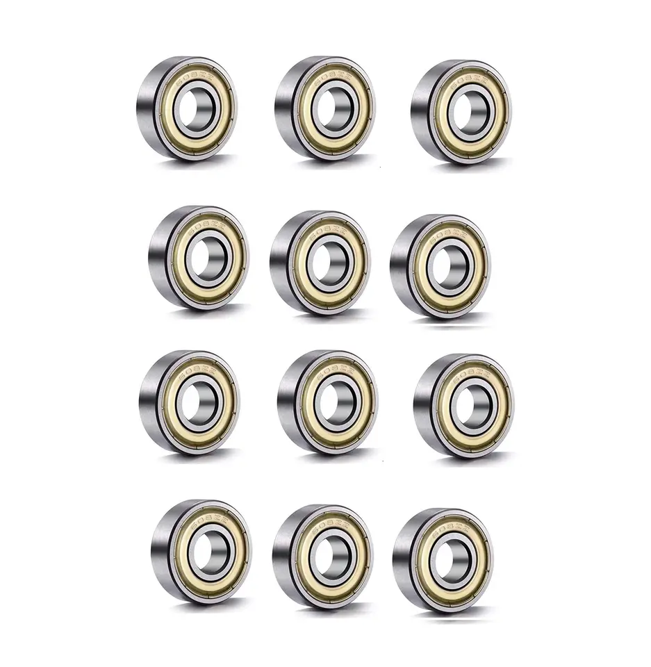 6/12/20pcs 608RS/608ZZ Bearings, Durable Carbon Steel Ball Bearings Skateboards, Longboards, Inline Skates, Roller Skates image 11