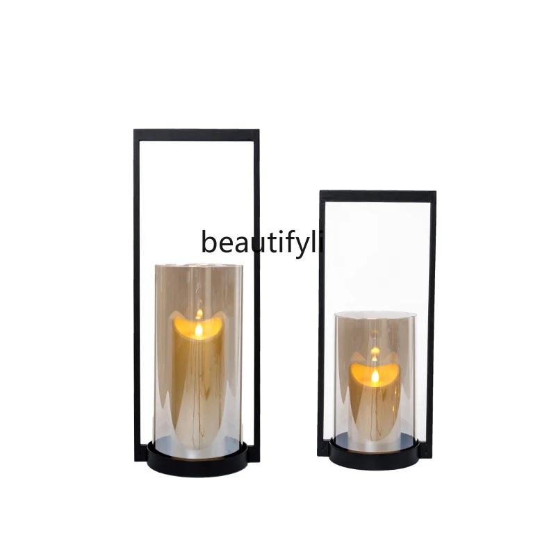 

yj Candlestick Decoration Simple Modern Floor Candlestick Decoration Home Decoration
