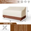 New 420D Outdoor sofa chair cover with handle Garden Waterproof Wind-Proof Anti-UV Against dust Rain Snow Protection Cover 3