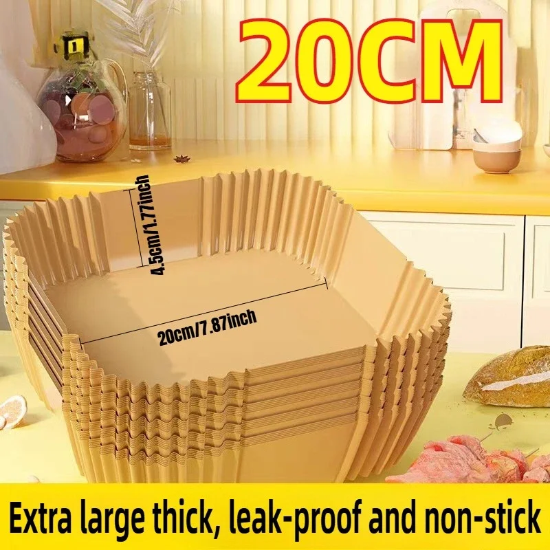 Non-Stick Air Fryer Parchment Liners - Essential Baking and Kitchen Tool