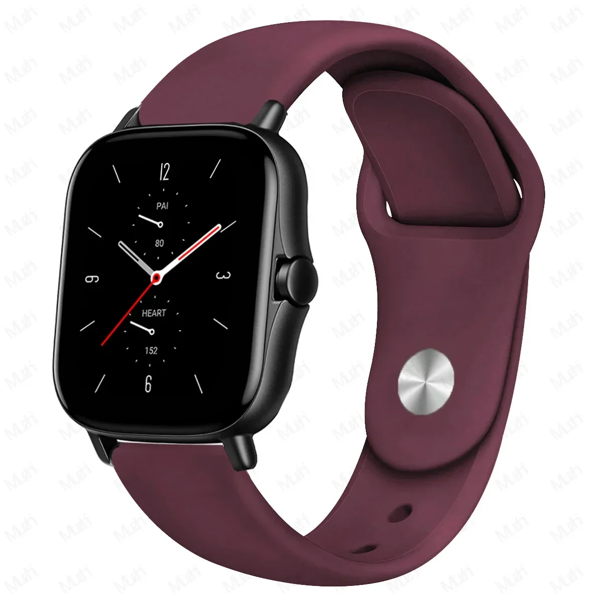 Versatile Silicone Watch Band: 20mm/22mm Adjustable Strap
