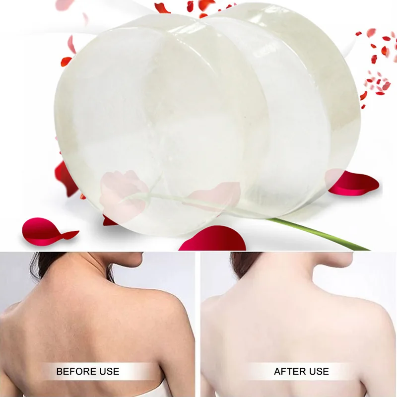 

Whitening Soap Natural Active Enzyme Plant Extract Nipple Intimate Enzyme Crystal Bath Transparent Shower Bleaching Soap