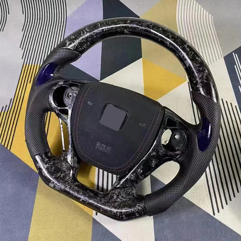 

JDM Racing Auto Parts For Honda Odyssey Accord Customized Real Carbon Fiber Steering Wheel
