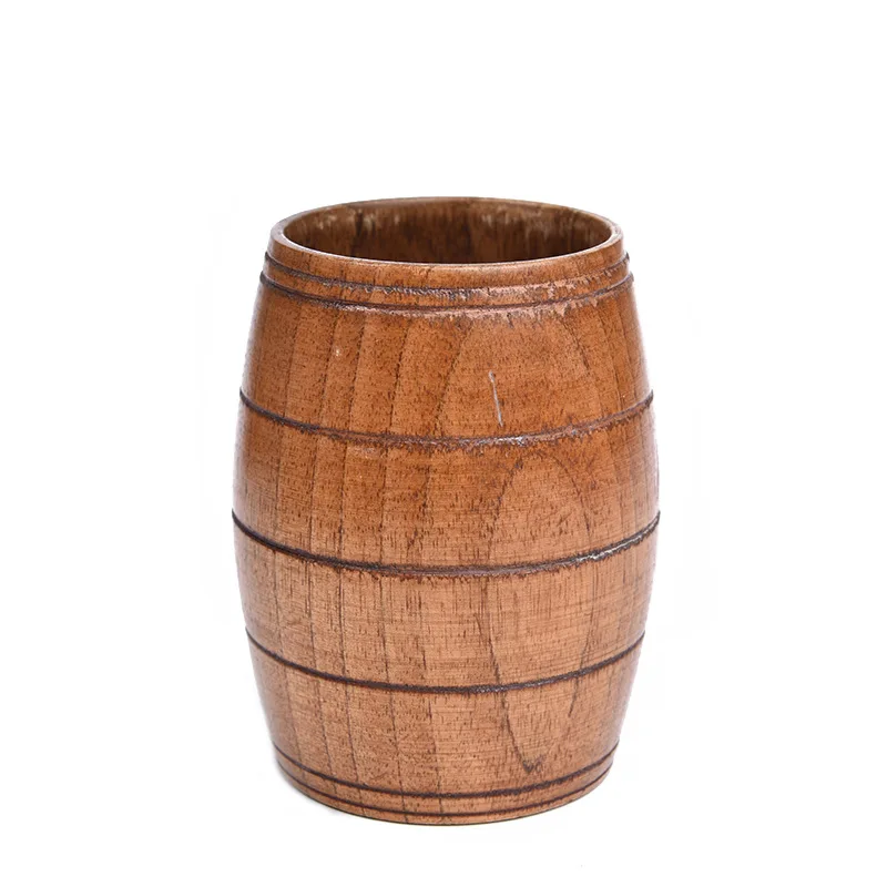 Creatieve Natuurlijke Houten Cup Hout Koffie Thee Bier Sap Melk Water Mok Handgemaakte Water Drinken Mok voor Bier in Home Restaurant