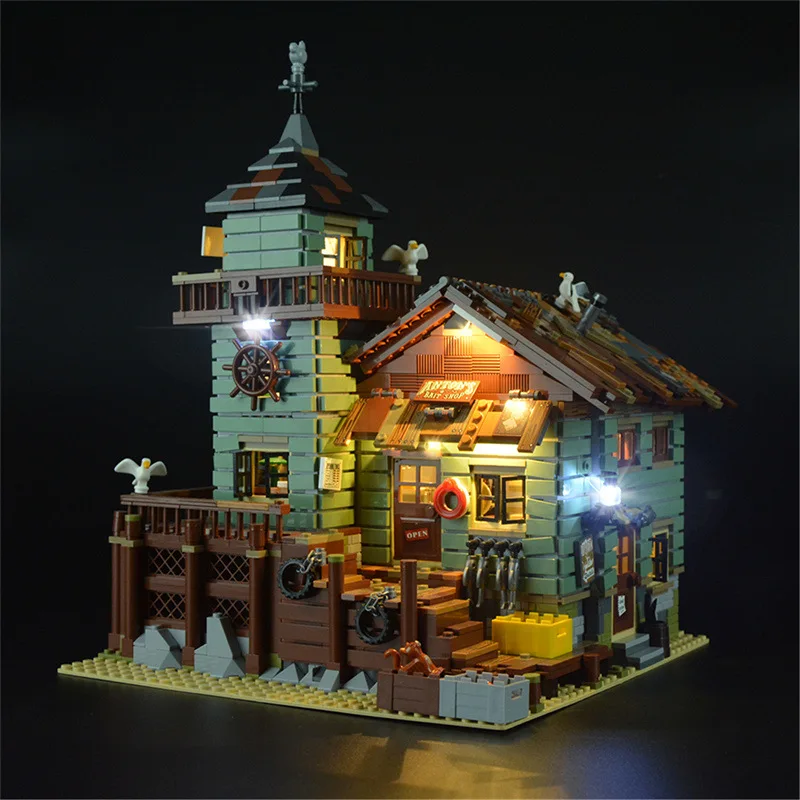Kit Luci A Led Per Lego 21310 Old Fishing Store Building Blocks Giocattolo In Mattoni (Solo Luce A Led, Senza Modello Di Blocchi)