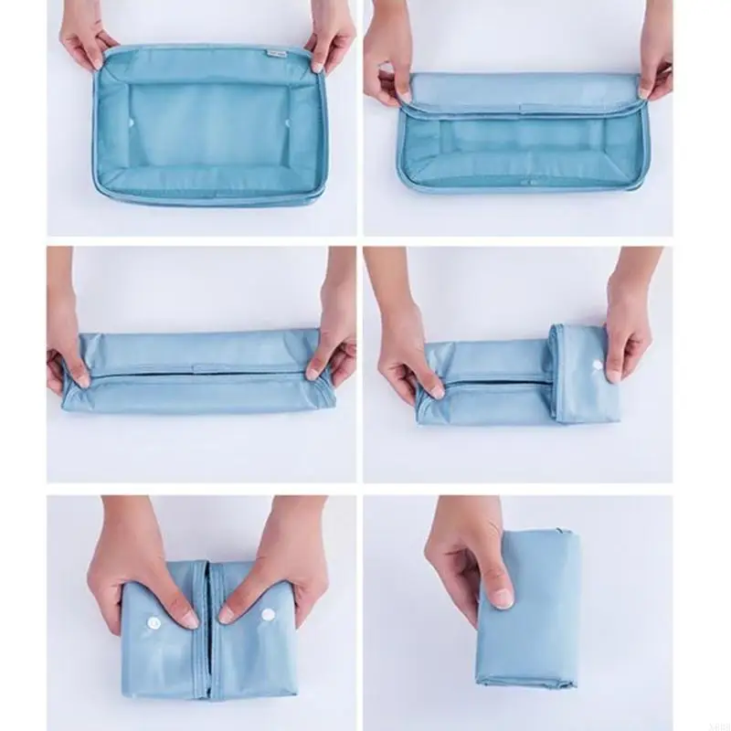 N80B 10 Pcs Travel Storage Bags Seven-Piece Storage Suit Travel Clothes Storage Bags 2