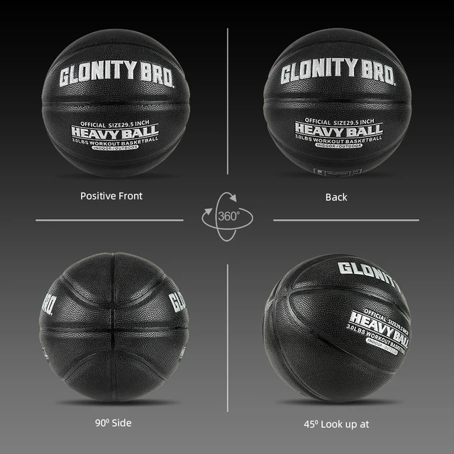 Aggravated Basketball 3lbs Size 7 Indoor Outdoor Special Training Heavy Ball for Improving Ball Handling Dribbling Passing Skill 5