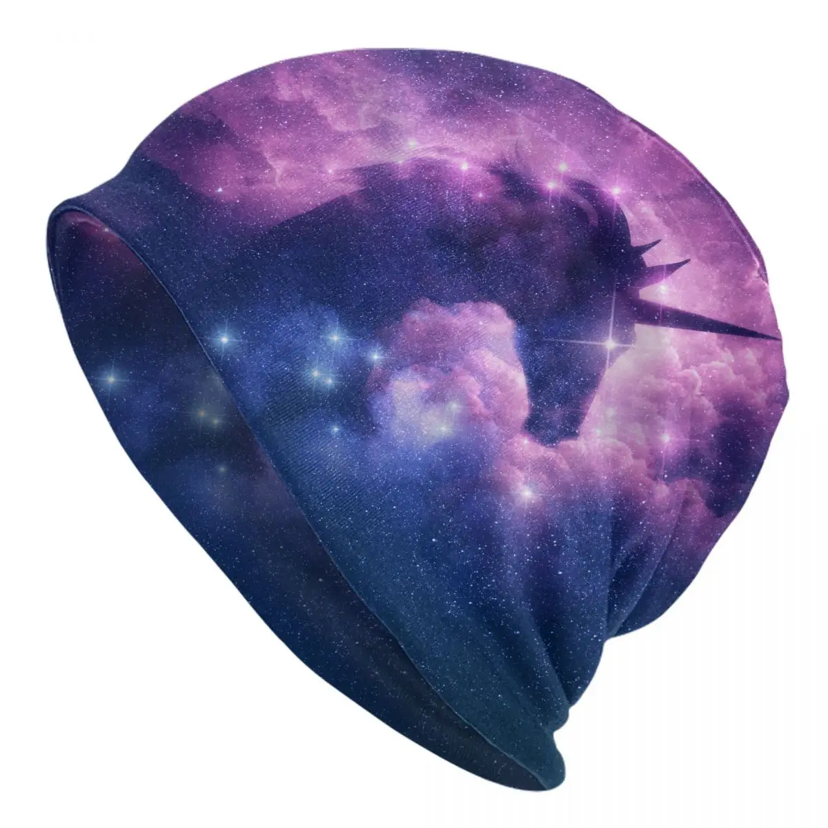 

Women Galaxy Unicorn Slouchy Beanie Nebula Cloud Unicorns Bonnet Knit Hats Christmas Gifts Idea Space Universe Beanie