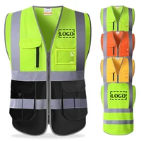 High Visibility Custom Logo Safety Vest