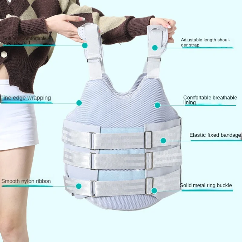 Adjustable Thoracic and Lumbar Fixation Support Bracket Spinal Compression Fracture Postoperative Protective Gear Waist