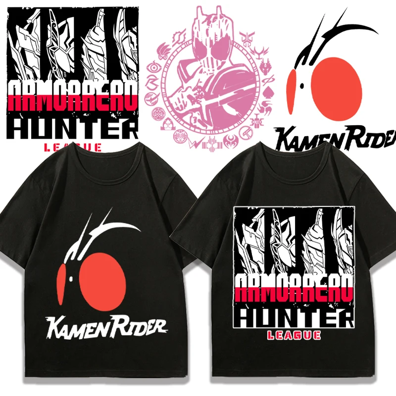 

KAMEN KNIGHT COTTON SHORT-SLEEVED T-SHIRT MEN 2023 NEW HALF-SLEEVED SUMMER SECOND YUAN EMPEROR RIDING CLOTHES OVERSIZE
