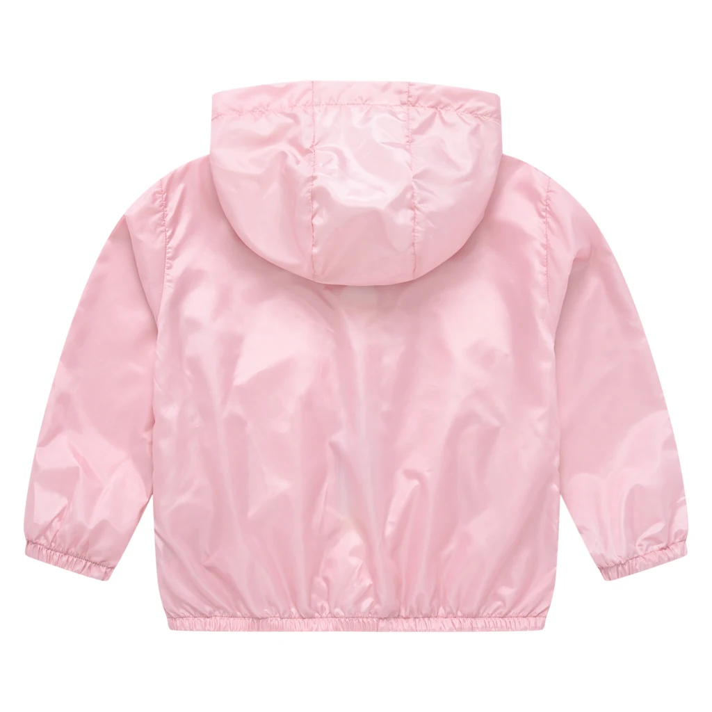 Rainbow Zipper Coats For Toddler Girls